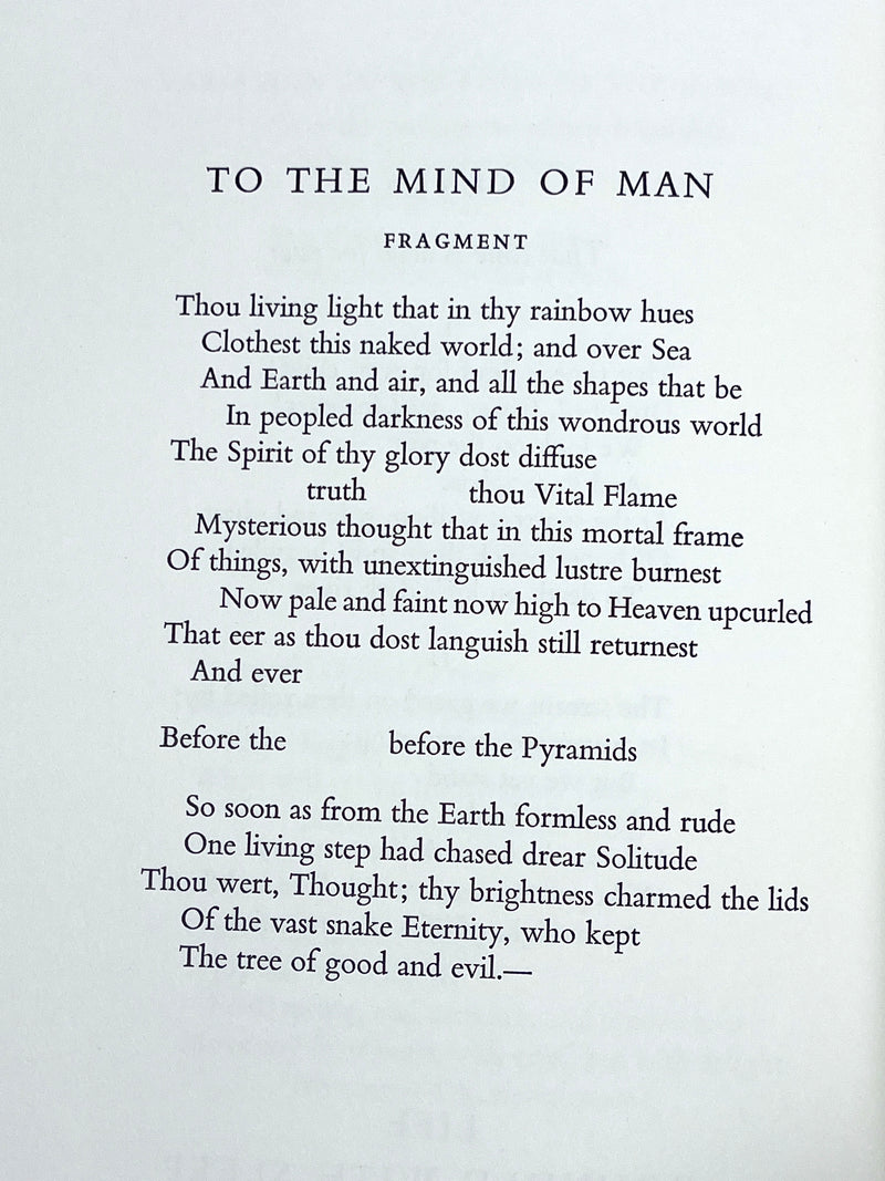 The Poems of Percy Bysshe Shelley, Limited Editions Club, 1971, SIGNED, NF HC