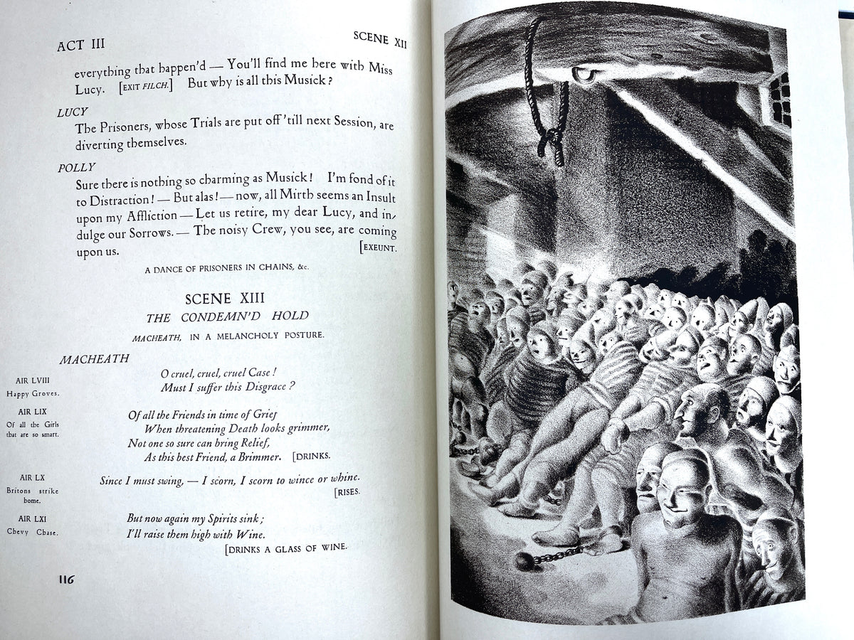 The Beggar’s Opera, John Gay, Limited Editions Club, SIGNED, 1937, NF HC