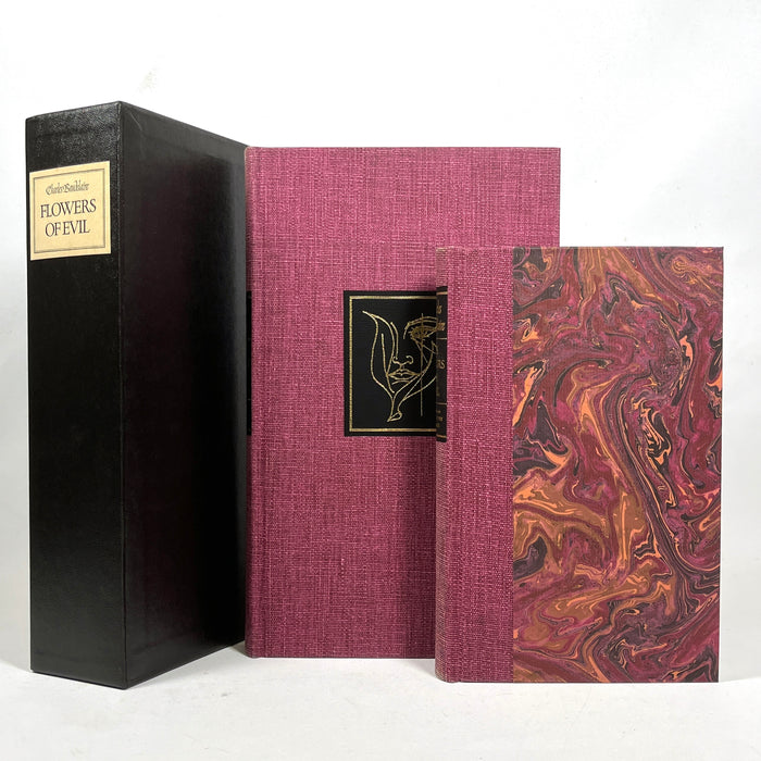 Baudelaire, Les Fleurs Du Mal, 2 Vol, Pierre-Yves Trémois, 1971, SIGNED VG+ HC w/slipcase.