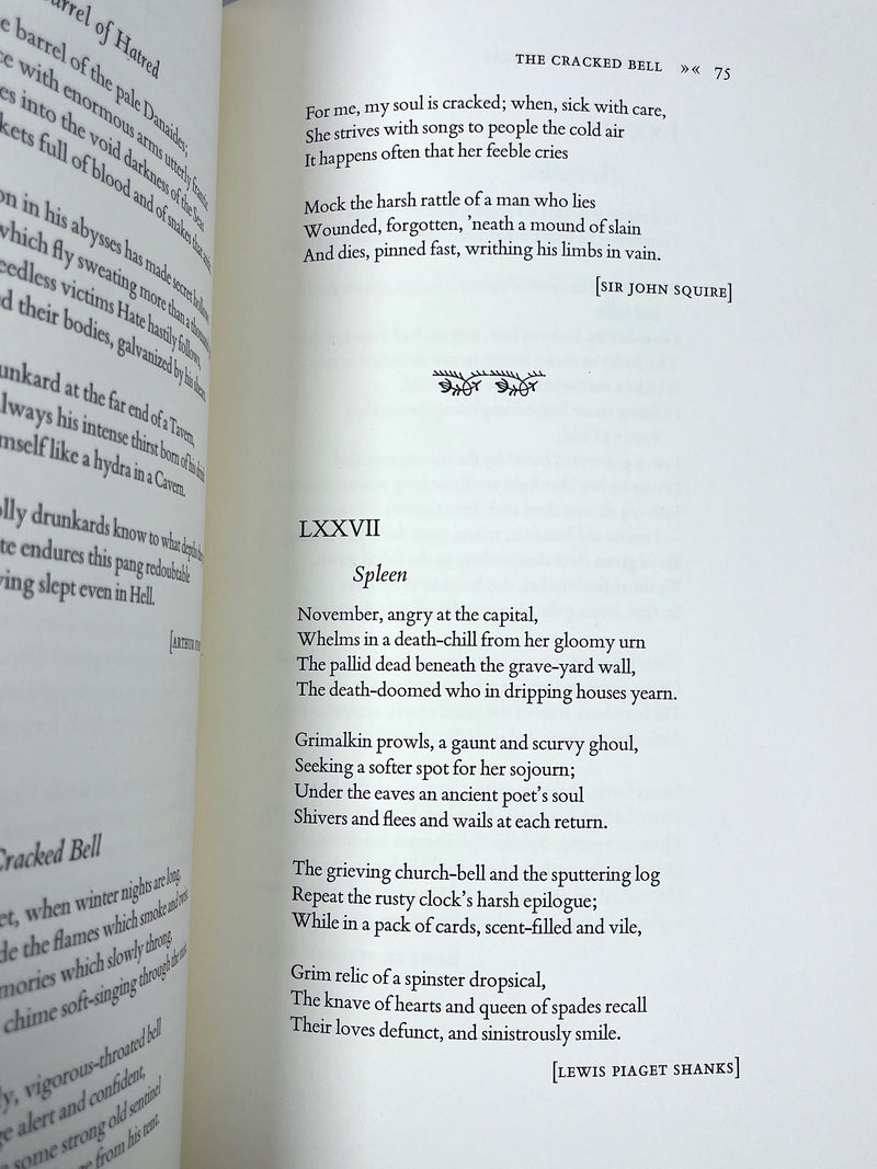 Baudelaire, Les Fleurs Du Mal, 2 Vol, Pierre-Yves Trémois, 1971, SIGNED VG+ HC w/slipcase.