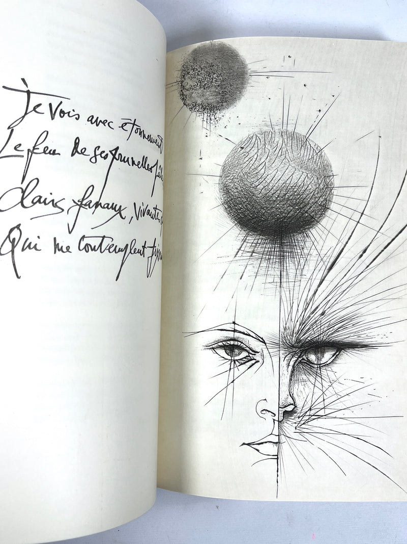 Baudelaire, Les Fleurs Du Mal, 2 Vol, Pierre-Yves Trémois, 1971, SIGNED VG+ HC w/slipcase.