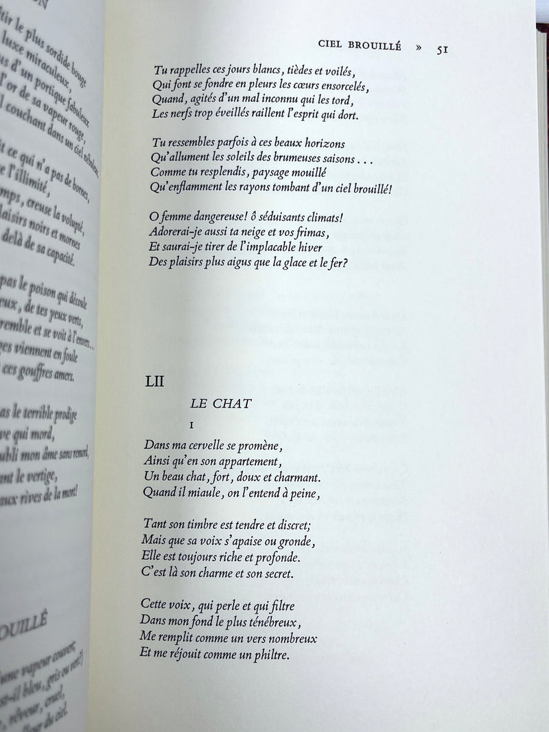 Baudelaire, Les Fleurs Du Mal, 2 Vol, Pierre-Yves Trémois, 1971, SIGNED VG+ HC w/slipcase.