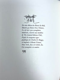 Baudelaire, Les Fleurs Du Mal, 2 Vol, Pierre-Yves Trémois, 1971, SIGNED VG+ HC w/slipcase.