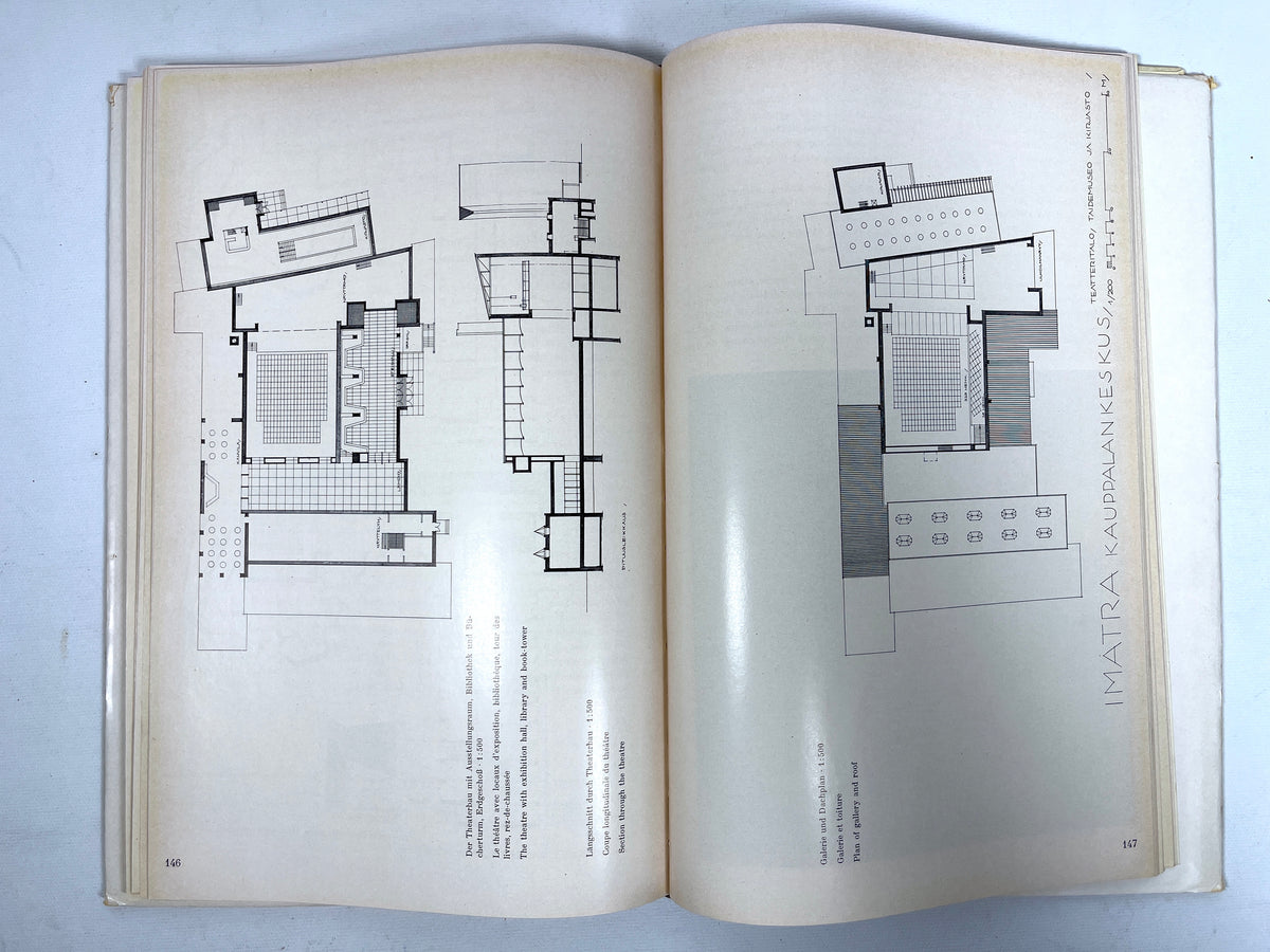 Finnish Architecture and Alvar Aalto, Neuenschwander, Ed. And Cl., VG HC, G DJ