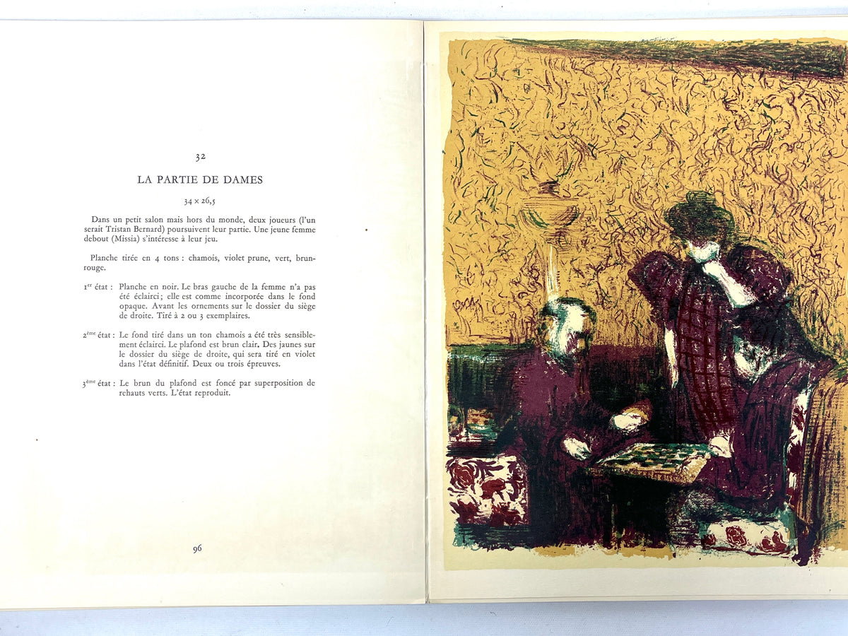 Claude Roger-Marx, L'oeuvre Gravé de Vuillard, Limited Printing, 1948, VG SC w/slipcase