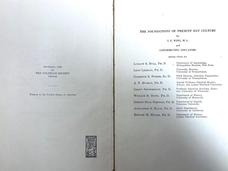 Delphi Text Complete book set, 1-19, The Delphian Society, 1920s, Very Good hardcover