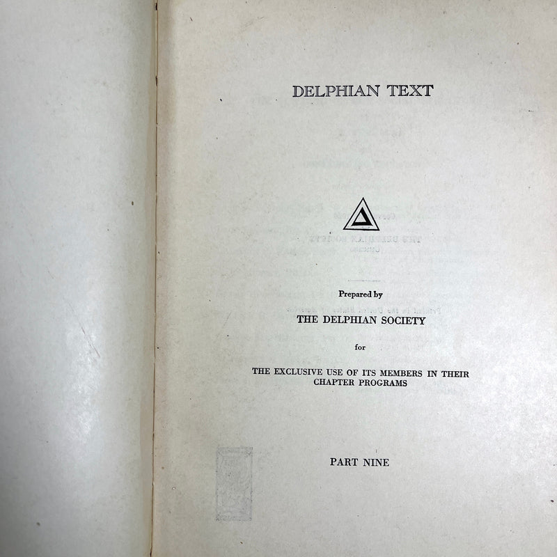 Delphi Text Complete book set, 1-19, The Delphian Society, 1920s, Very Good hardcover