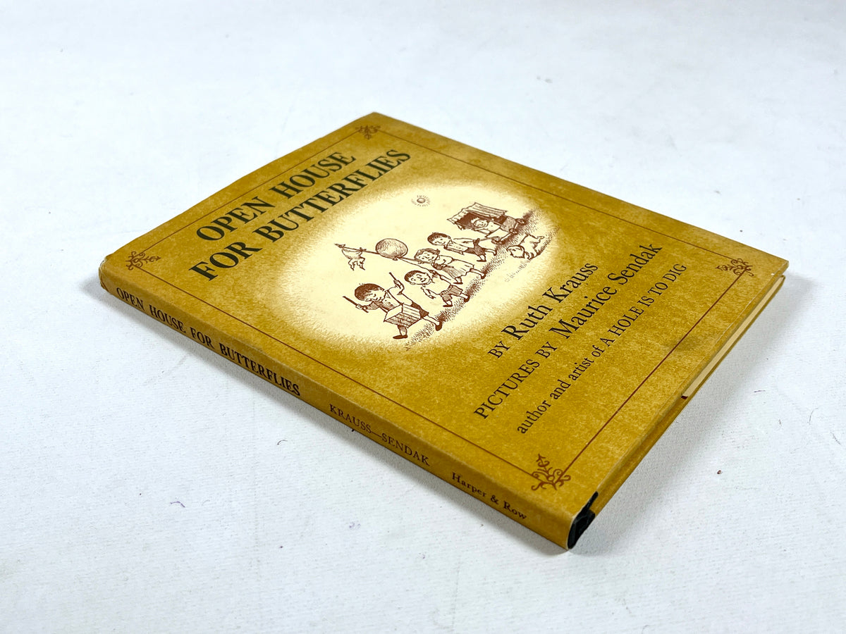 Ruth Krauss, Open House for Butterflies, illus Maurice Sendak, 1960, Near Fine HC w/DJ