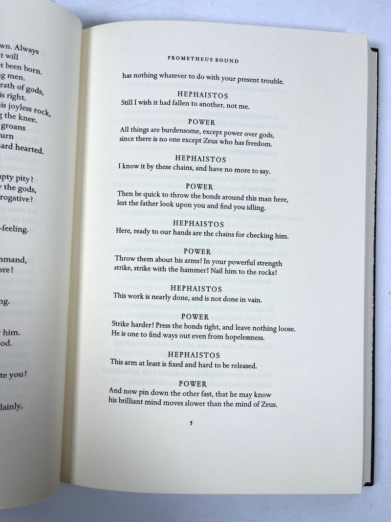 Aeschylus: Prometheus Bound & Shelley: Prometheus Unbound, Percy Bysshe Shelley, NF HC