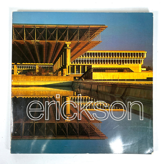 The Architecture of Arthur Erickson, 1975, modernist architecture, Very Good softcover