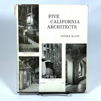 Five California Architects, Esther McCoy, 1960, Very Good + HC & Good DJ
