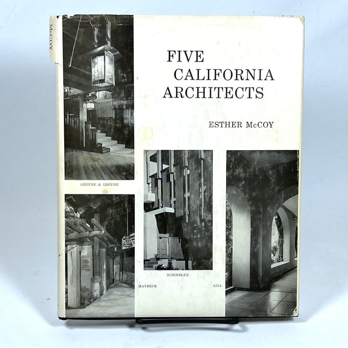 Five California Architects, Esther McCoy, 1960, Very Good + HC & Good DJ