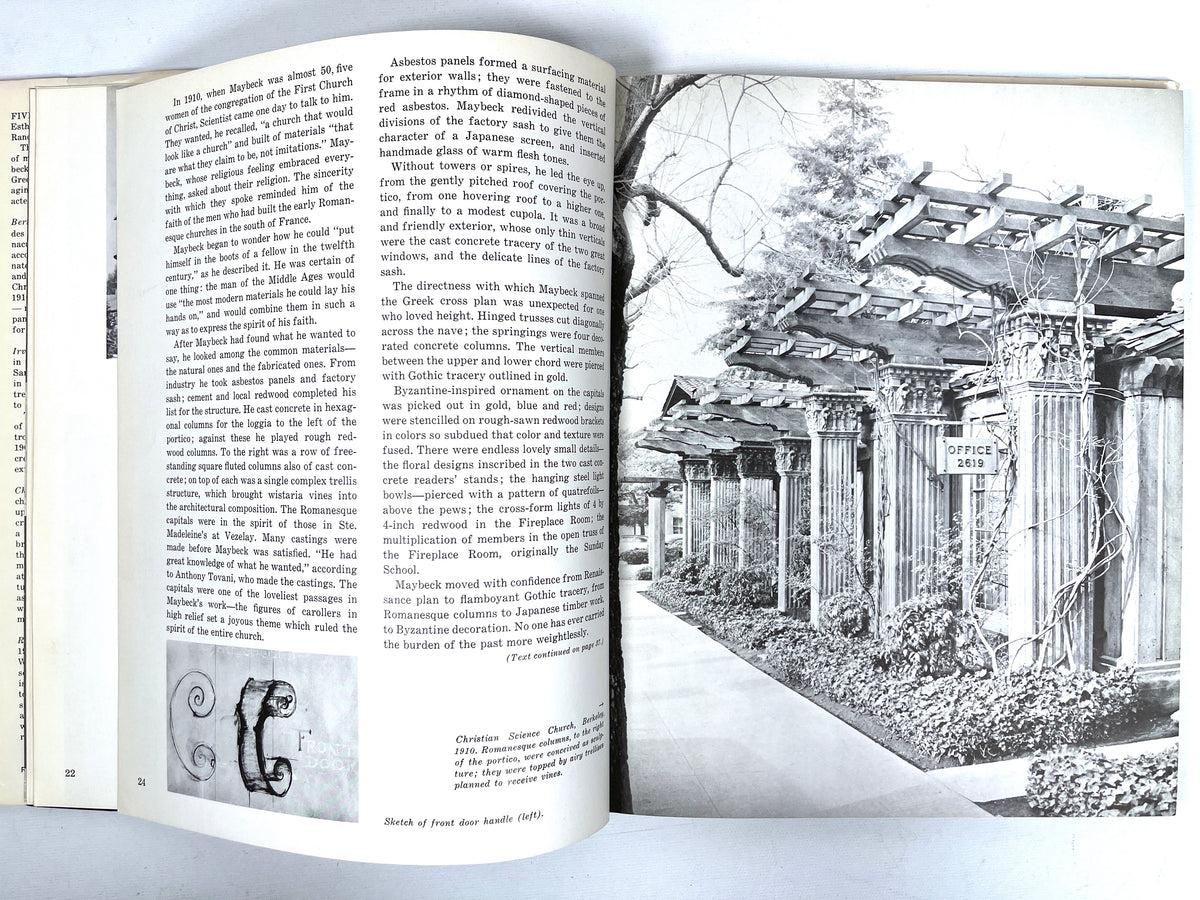 Five California Architects, Esther McCoy, 1960, Very Good + HC & Good DJ