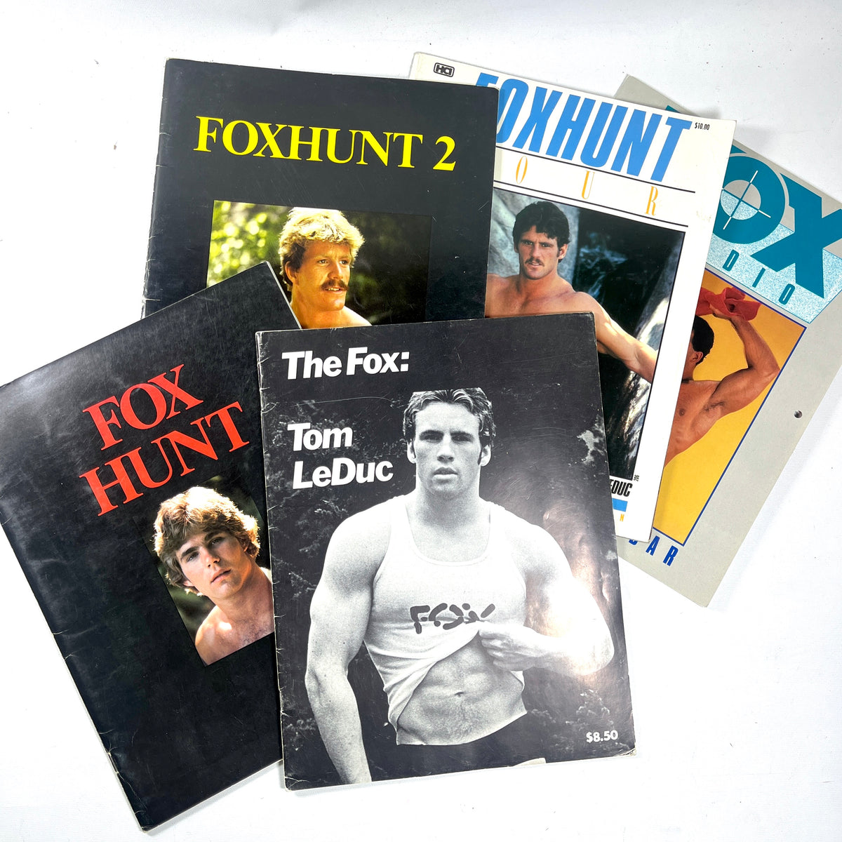 Fox Studio Magazines, 1978-1988, Lot of 5, G-VG SCs, RARE Gay interest