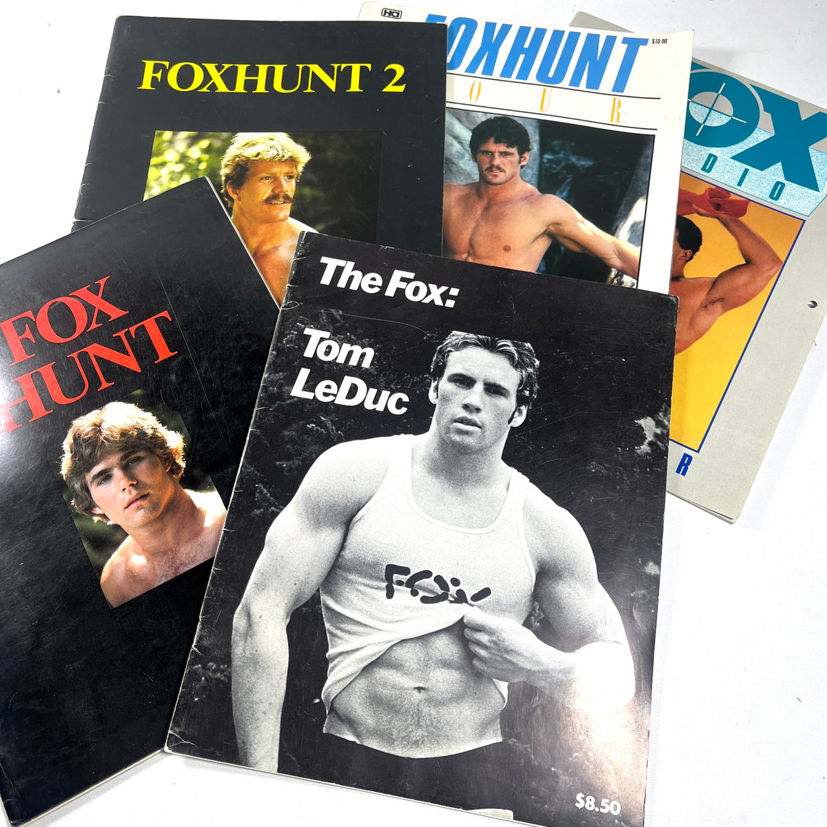 Fox Studio Magazines, 1978-1988, Lot of 5, G-VG SCs, RARE Gay interest