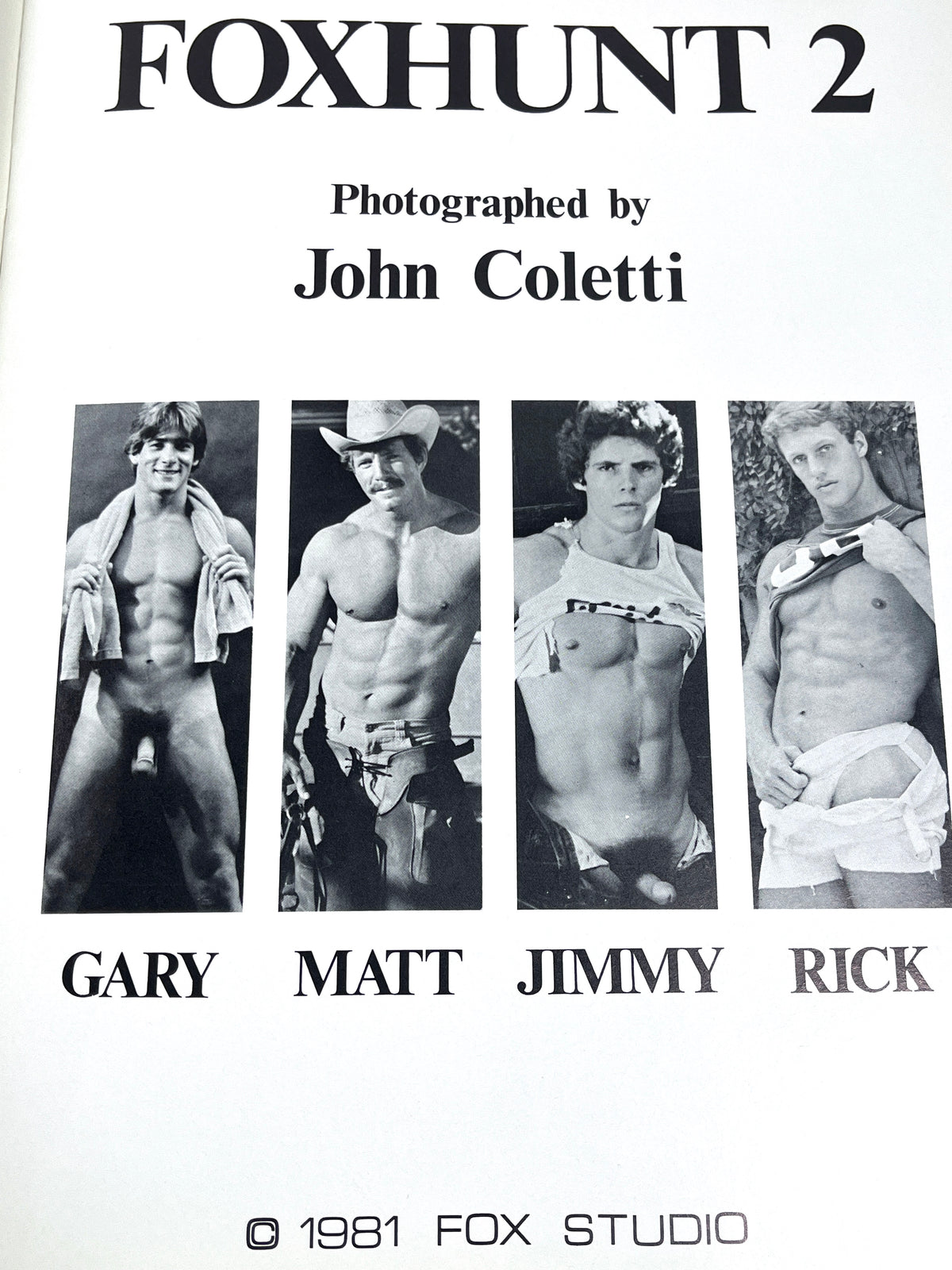 Fox Studio Magazines, 1978-1988, Lot of 5, G-VG SCs, RARE Gay interest