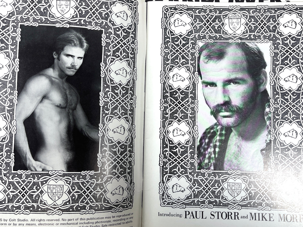 Colt Studios MANPOWER! Magazines, 1972-1975, Lot of 4, G-VG SCs, RARE Gay interest