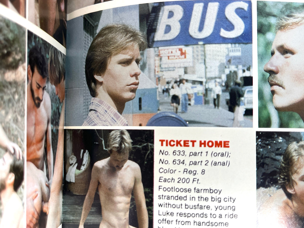 Falcon Studios Magazines, 1977-1982, Lot of 7, Very Good SCs, RARE Gay interest