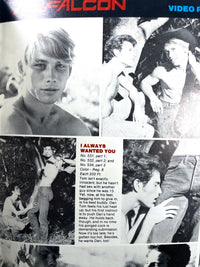 Falcon Studios Magazines, 1977-1982, Lot of 7, Very Good SCs, RARE Gay interest