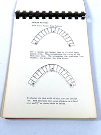 Millinery Manual: Basic Hat Patterns, Stephens College, 1953, RARE, Very Good+ comb bound