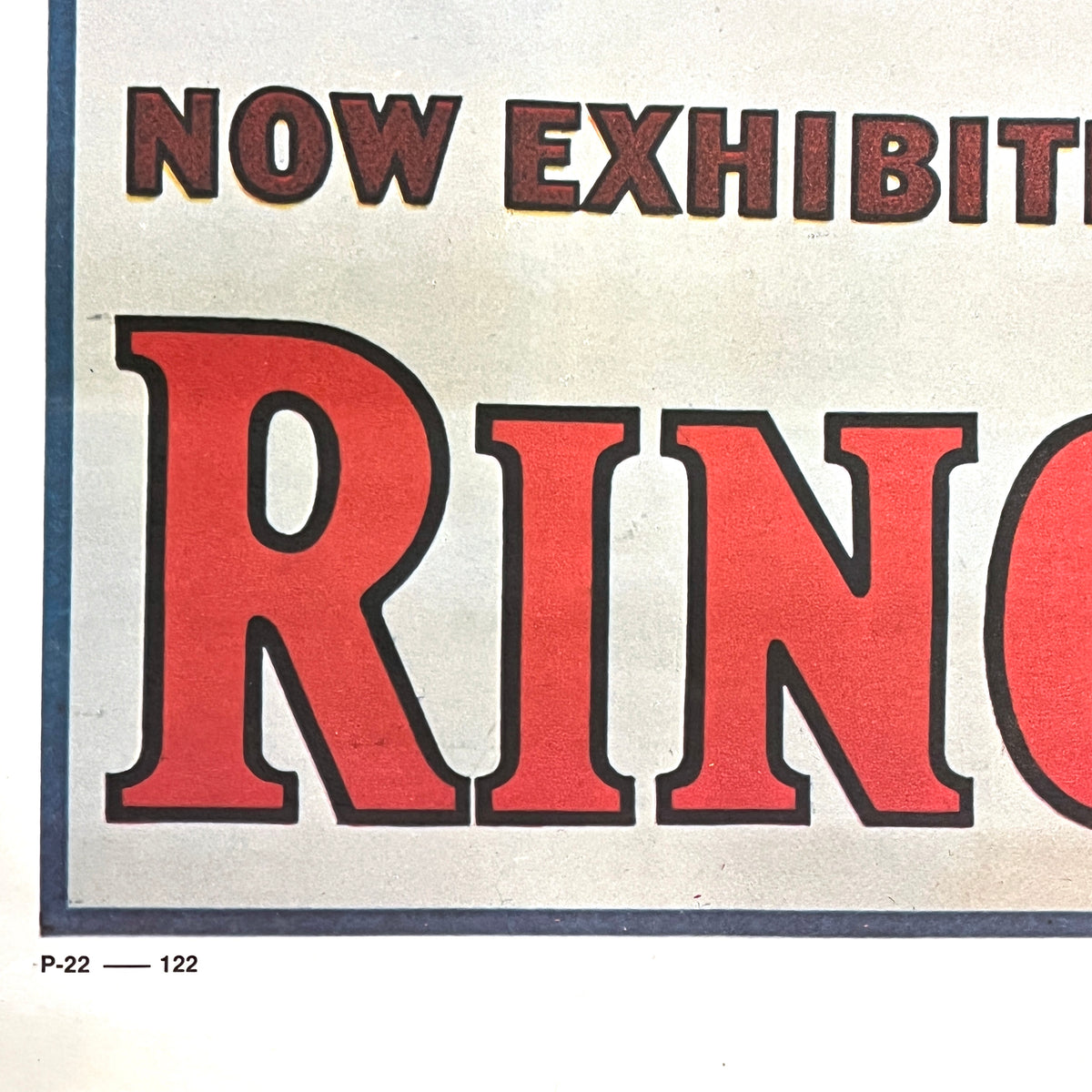 Vintage Circus Poster: Big Bingo the Two-Story Elephant, 1970s reprint, 1916, Ringling Bros.