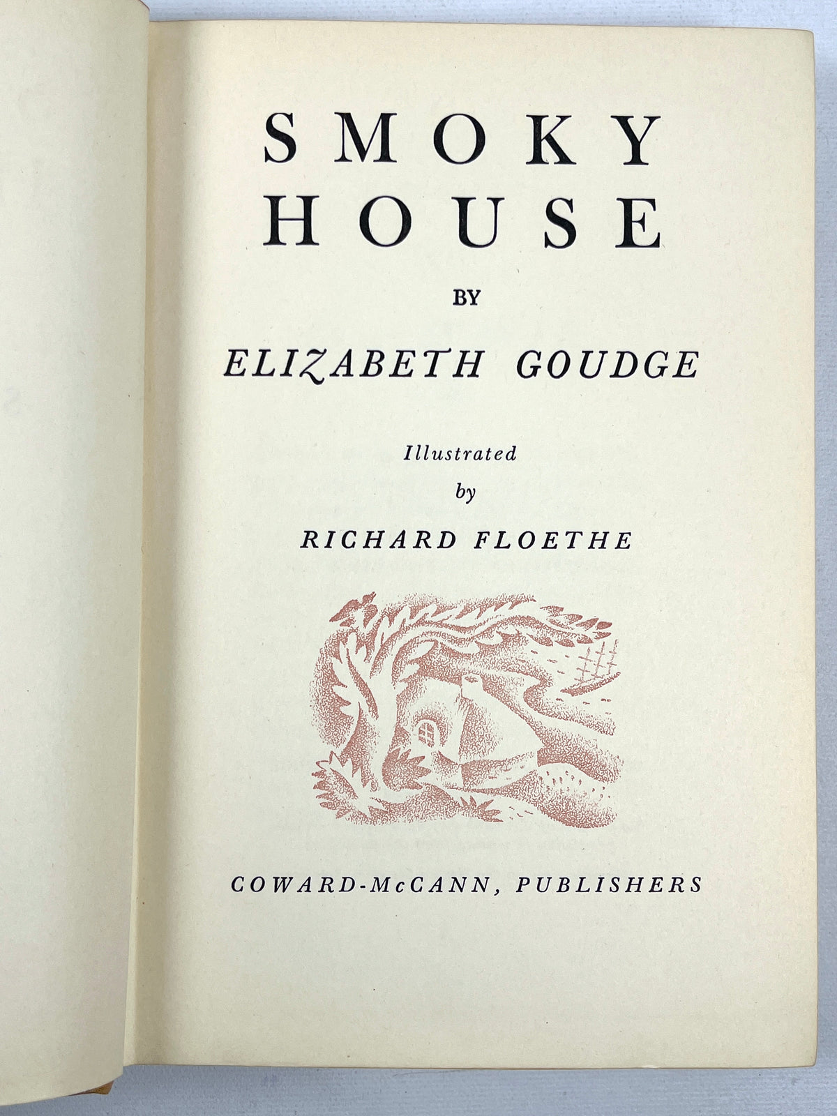 Elizabeth Goudge, Smoky House, illus Richard Floethe, 1940, Very Good hardcover w/DJ