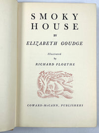 Elizabeth Goudge, Smoky House, illus Richard Floethe, 1940, Very Good hardcover w/DJ