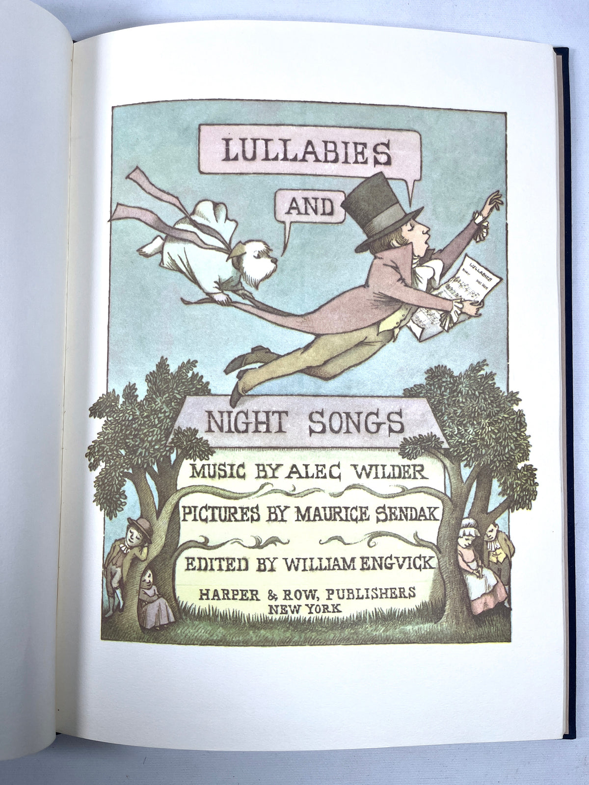 Lullabies and Night Songs, Alec Wilder, illus Maurice Sendak, 1965, Near Fine hardcover