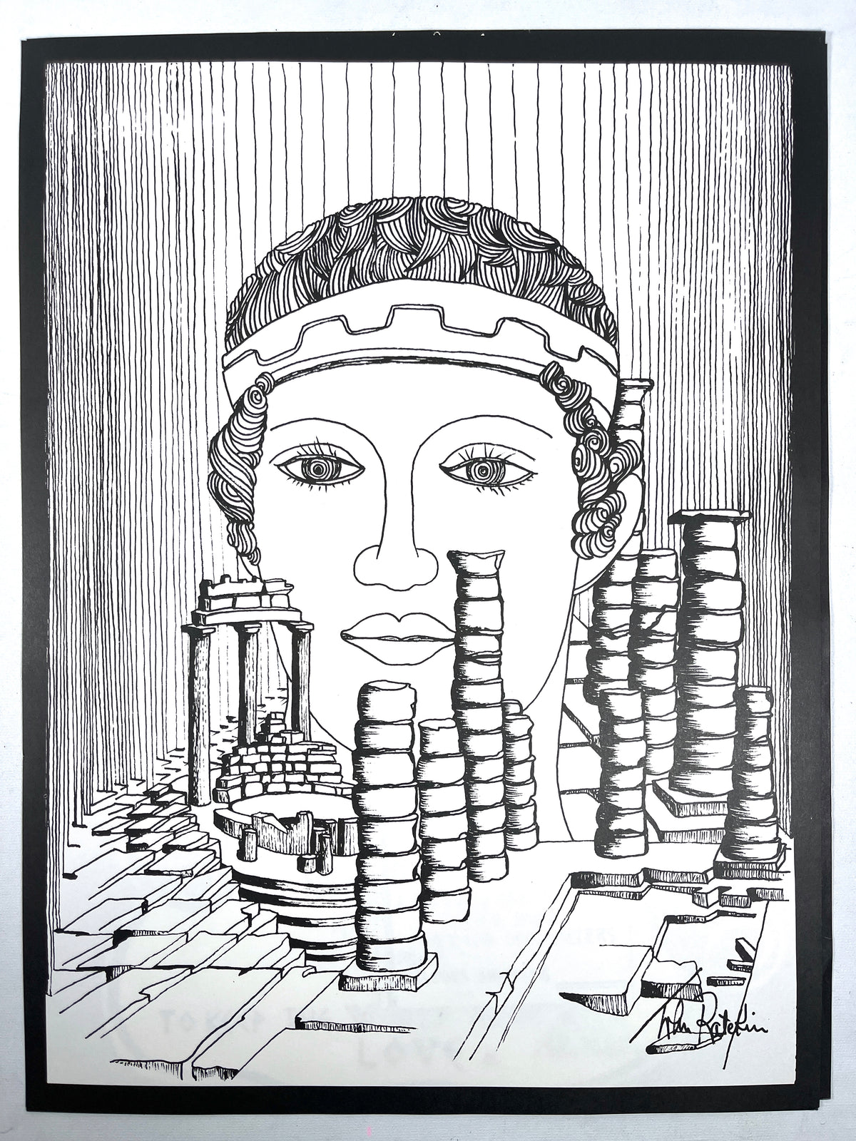 Greece, Mykonos, Aegean Islands: Impressions of Time, Gods, Man, 1975, NF SC w/envelope