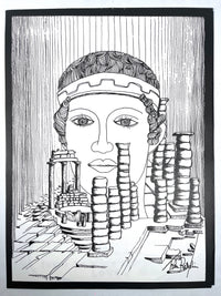 Greece, Mykonos, Aegean Islands: Impressions of Time, Gods, Man, 1975, NF SC w/envelope
