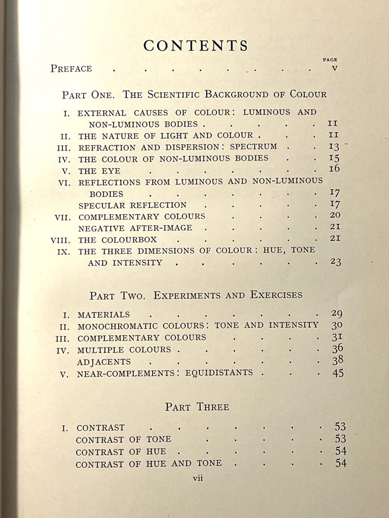 An Introduction to Colour, T. Elder Dickson, 1932, HC, VG.