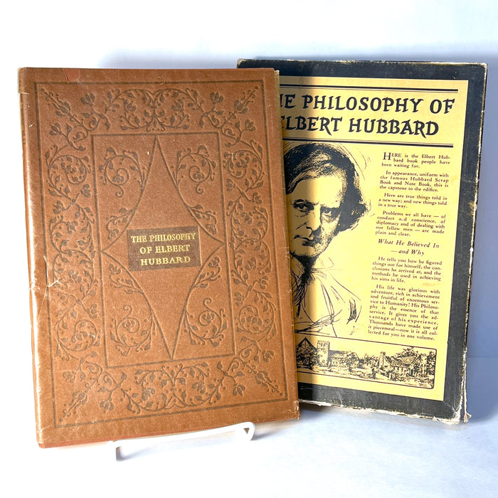 The Philosophy of Elbert Hubbard, Roycrofters, 1934, Near Fine w/Good Box