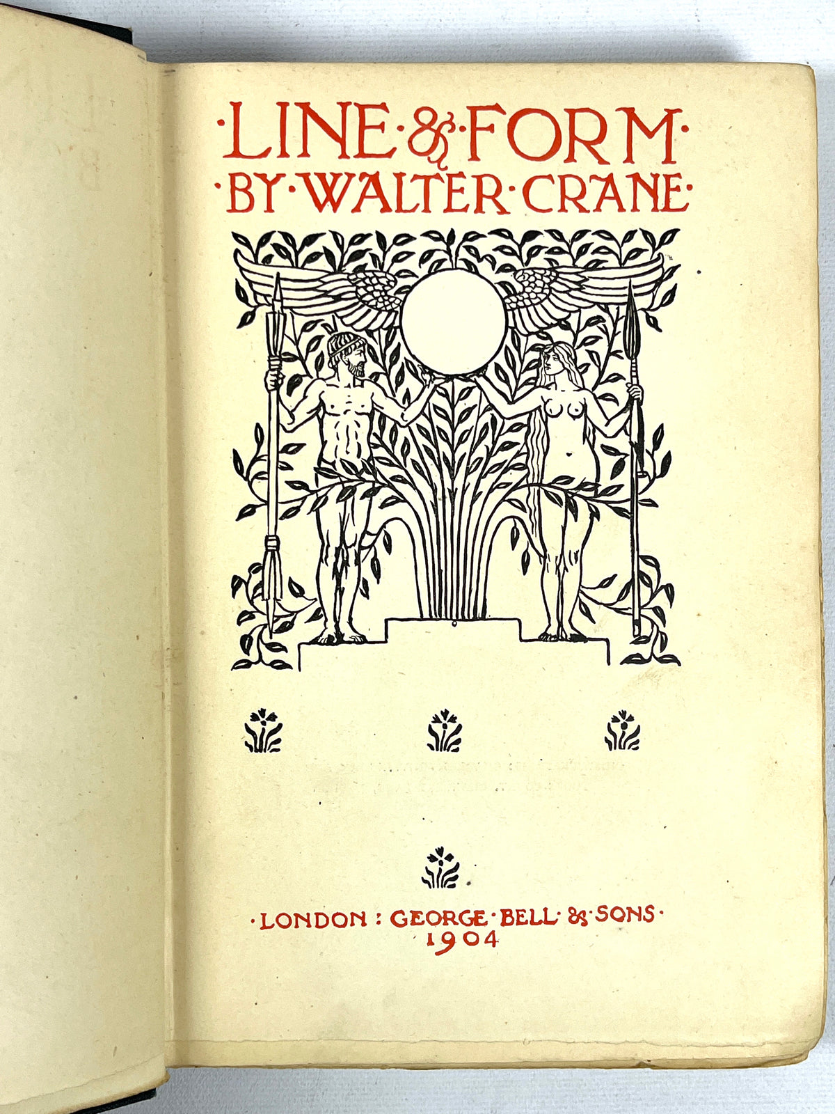 Walter Crane, Line and Form, George Bell & Sons 1904, Good hardcover