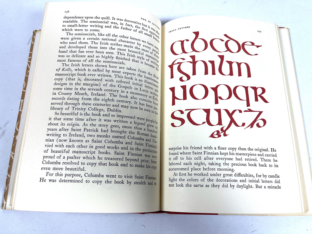 Oscar Ogg, The 26 Letters, Thomas Y. Crowell 1962, Fine hardcover