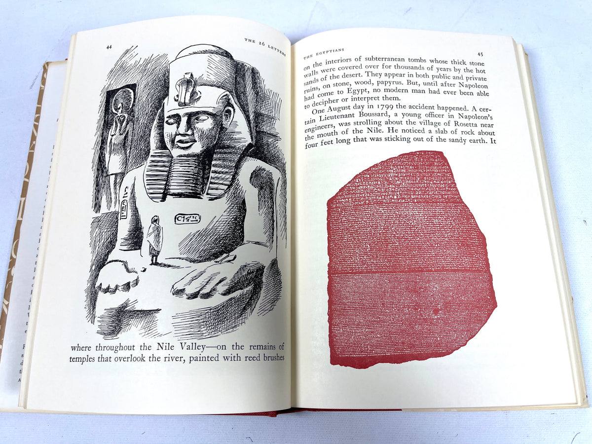 Oscar Ogg, The 26 Letters, Thomas Y. Crowell 1962, Fine hardcover