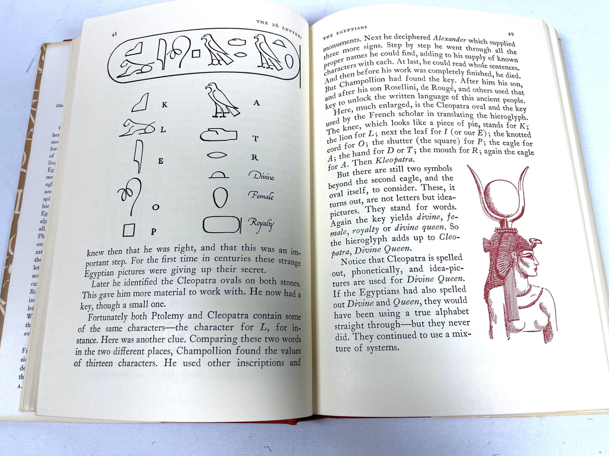 Oscar Ogg, The 26 Letters, Thomas Y. Crowell 1962, Fine hardcover