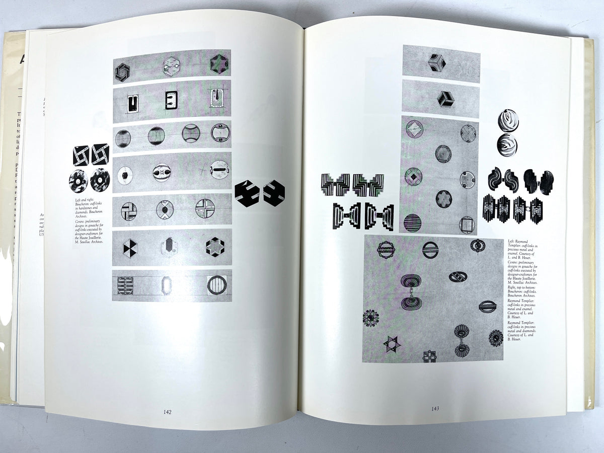 Sylvie Raulet, Art Deco Jewelry, Rizzoli International Publications, 1st Ed, 1985, VG HC w/DJ