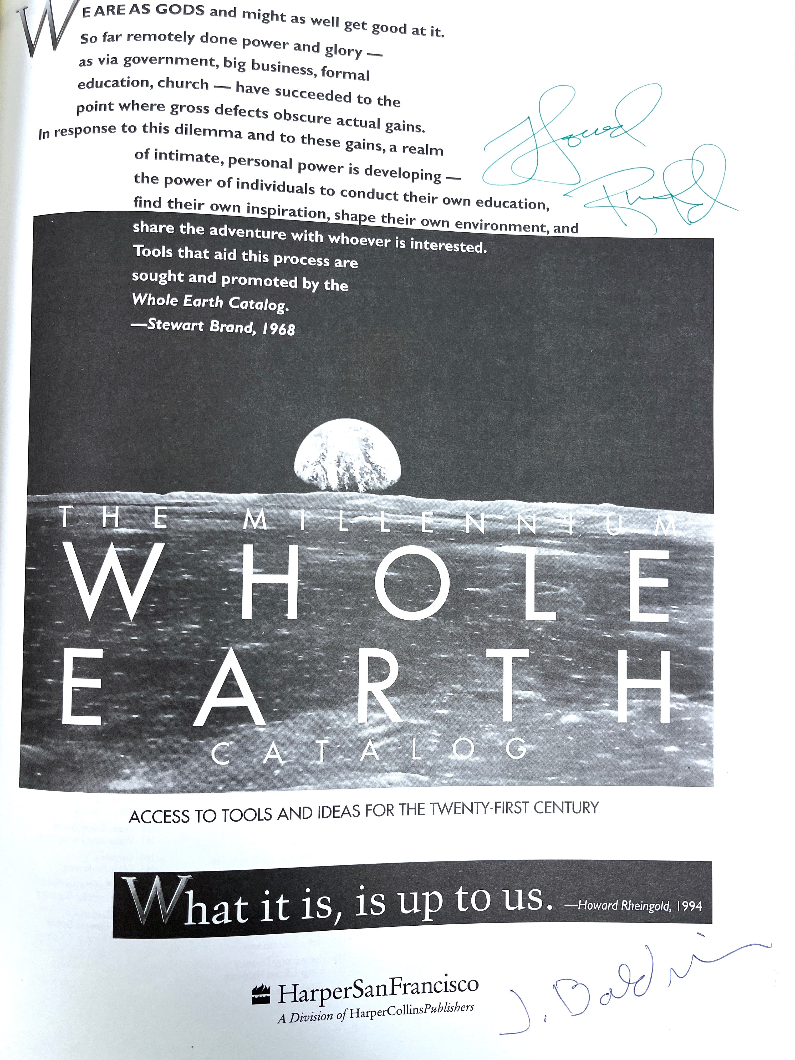 The Millennium Whole Earth Catalog: Access to Tools and Ideas for