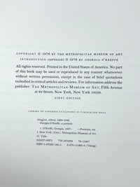 Georgia O'Keeffe: A Portrait by Alfred Stieglitz, First Edition, 1978, VG+ HC w/DJ + slipcase