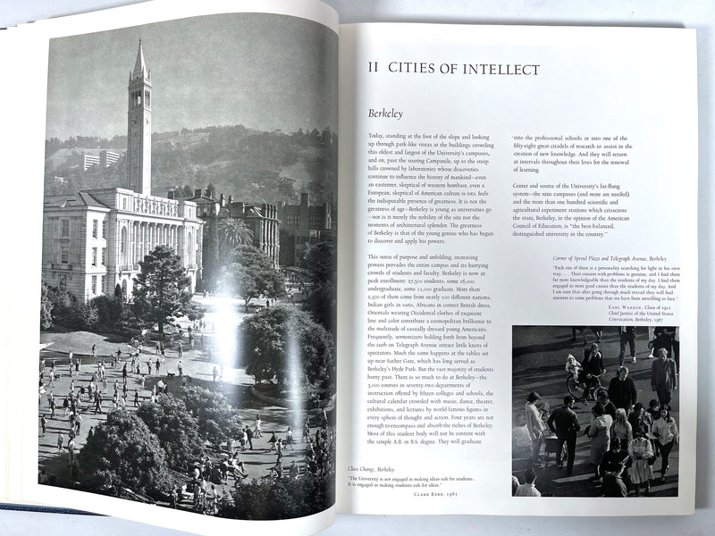 Ansel Adams, Fiat Lux: The University of California, First Ed, SIGNED, 1967, Very Good HC