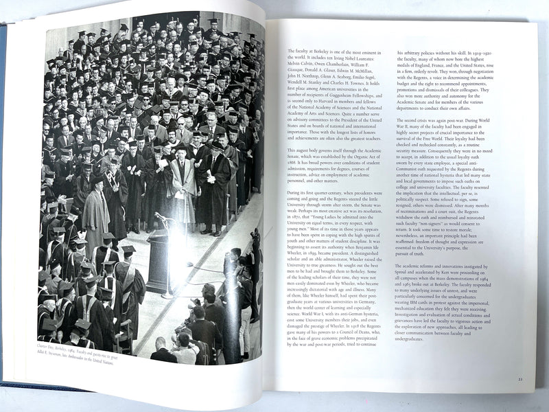 Ansel Adams, Fiat Lux: The University of California, First Ed, SIGNED, 1967, Very Good HC