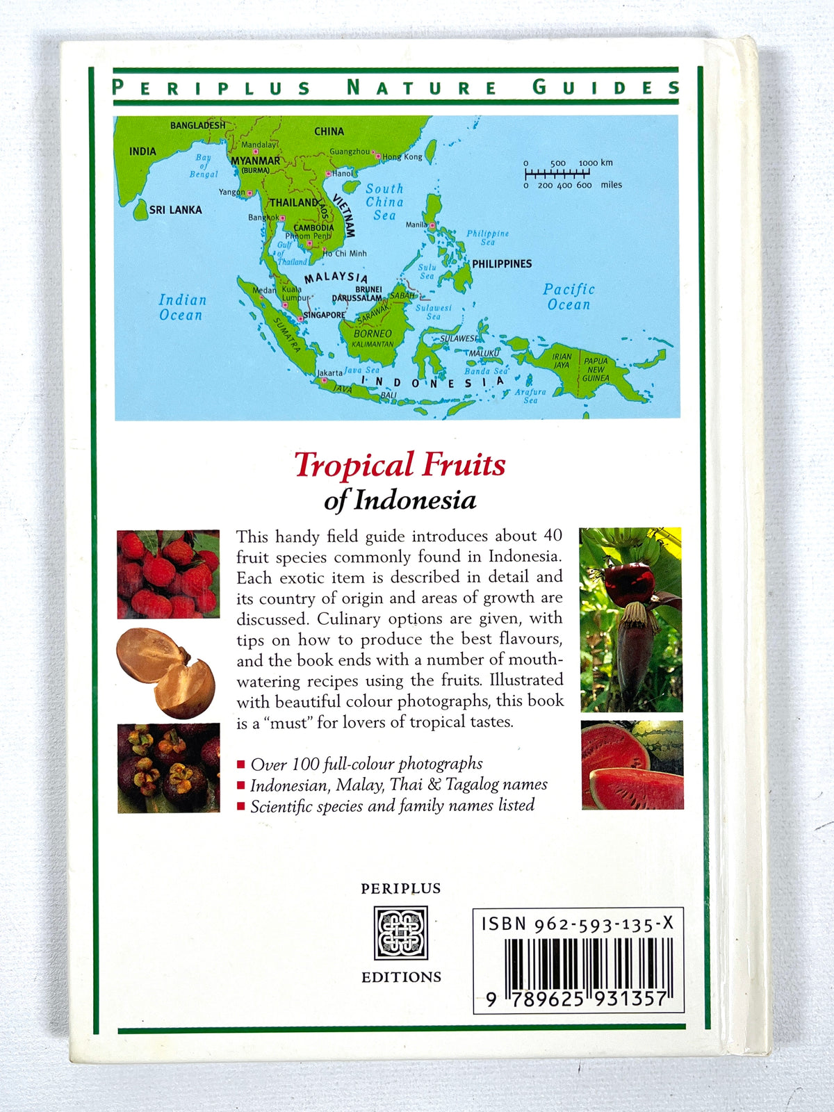 Tropical Fruits of Indonesia, Periplus Nature Guides, 1996, Near Fine hardcover