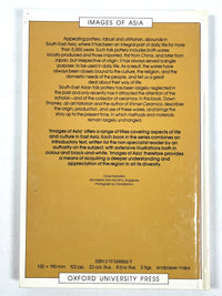 Folk Pottery in South-East Asia, Images of Asia, 1987, Near Fine hardcover