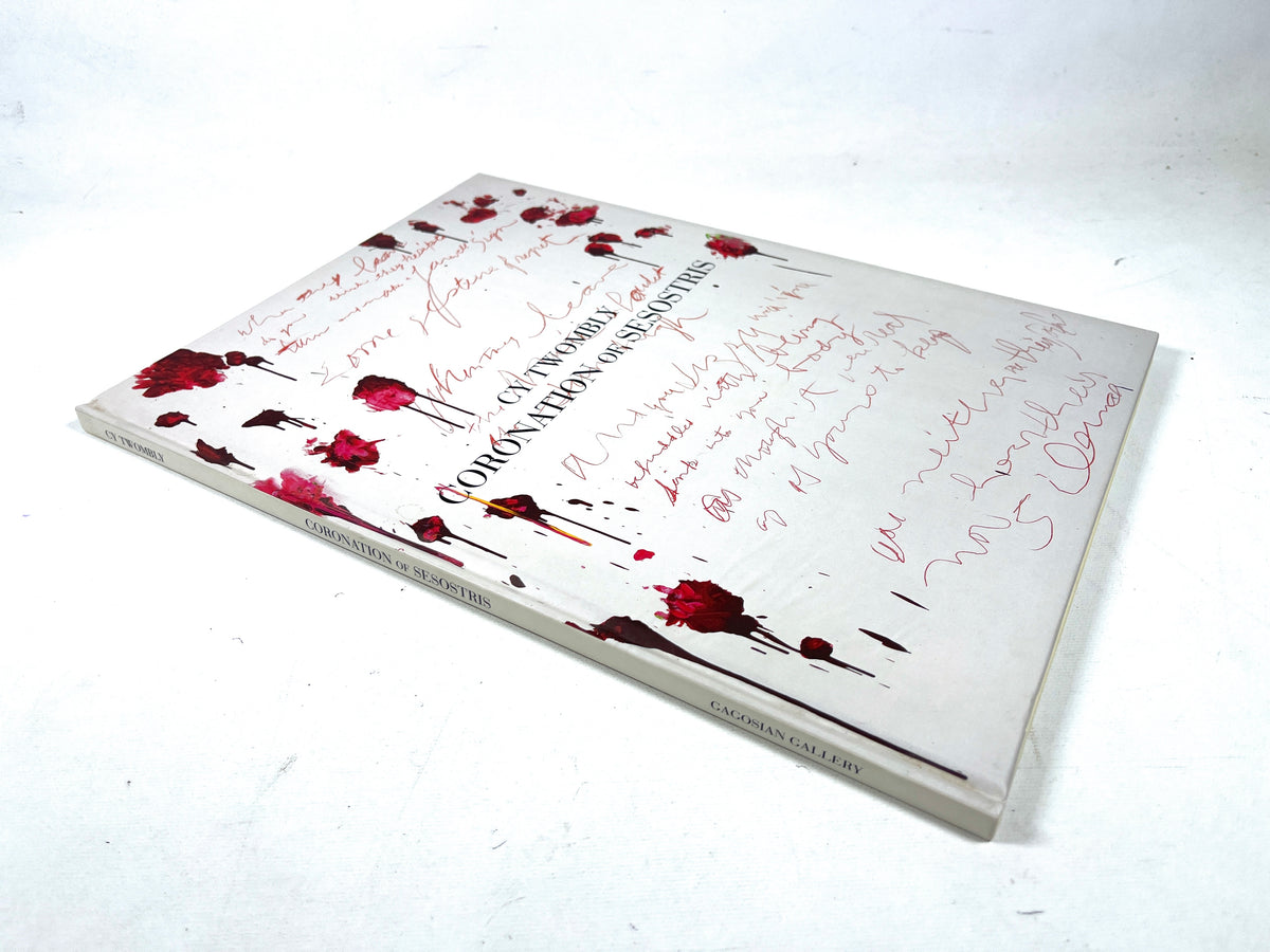 Cy Twombly: Coronation of Sesostris, Gagosian Gallery, 2000, Near Fine hardcover