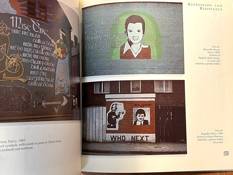 Bill Rolston, Drawing Support: Murals in the North of Ireland, 1992 softcover