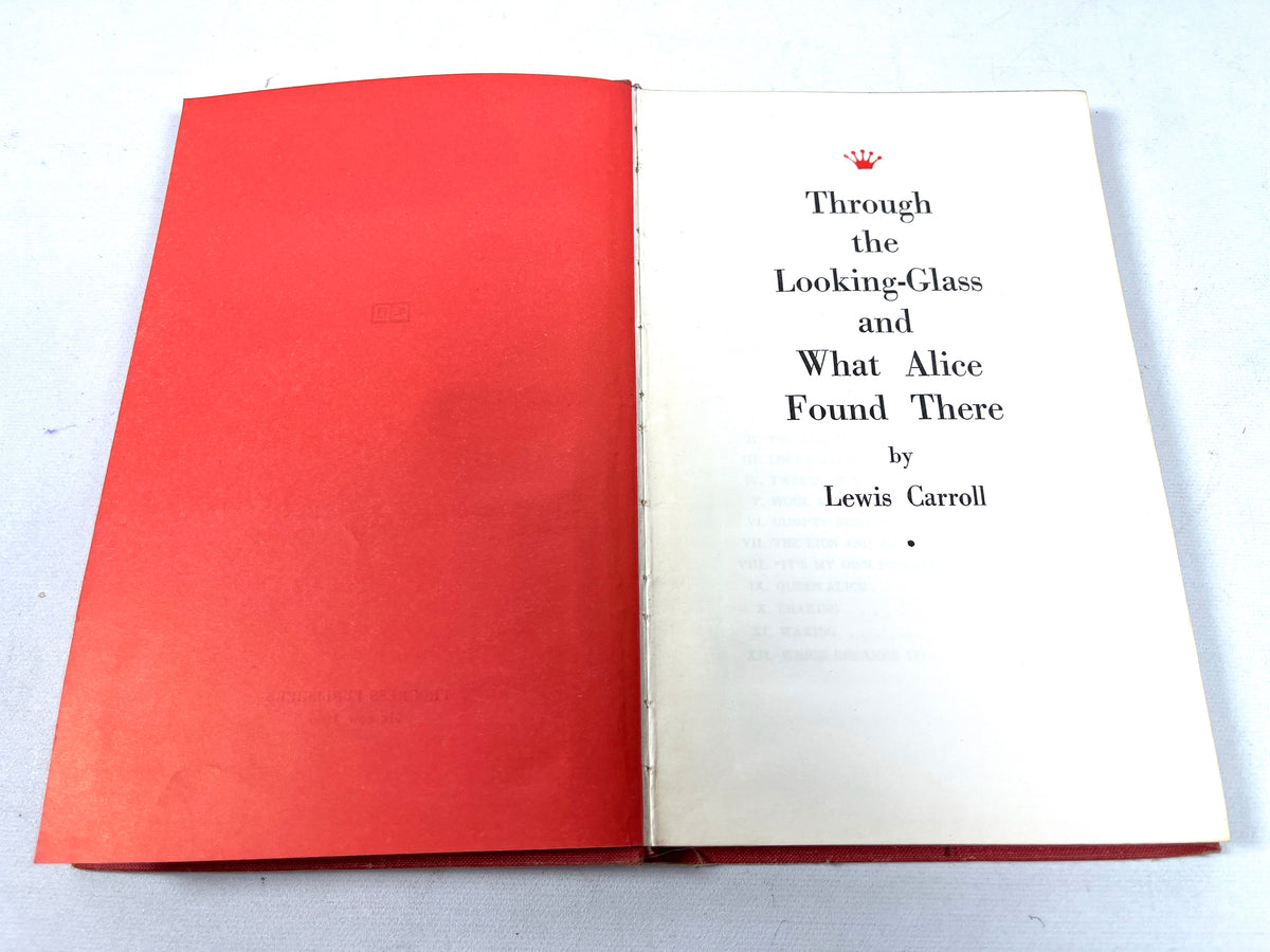 Lewis Carroll, Through the Looking-Glass, Progress Publishers 1966, VG HC, Russian