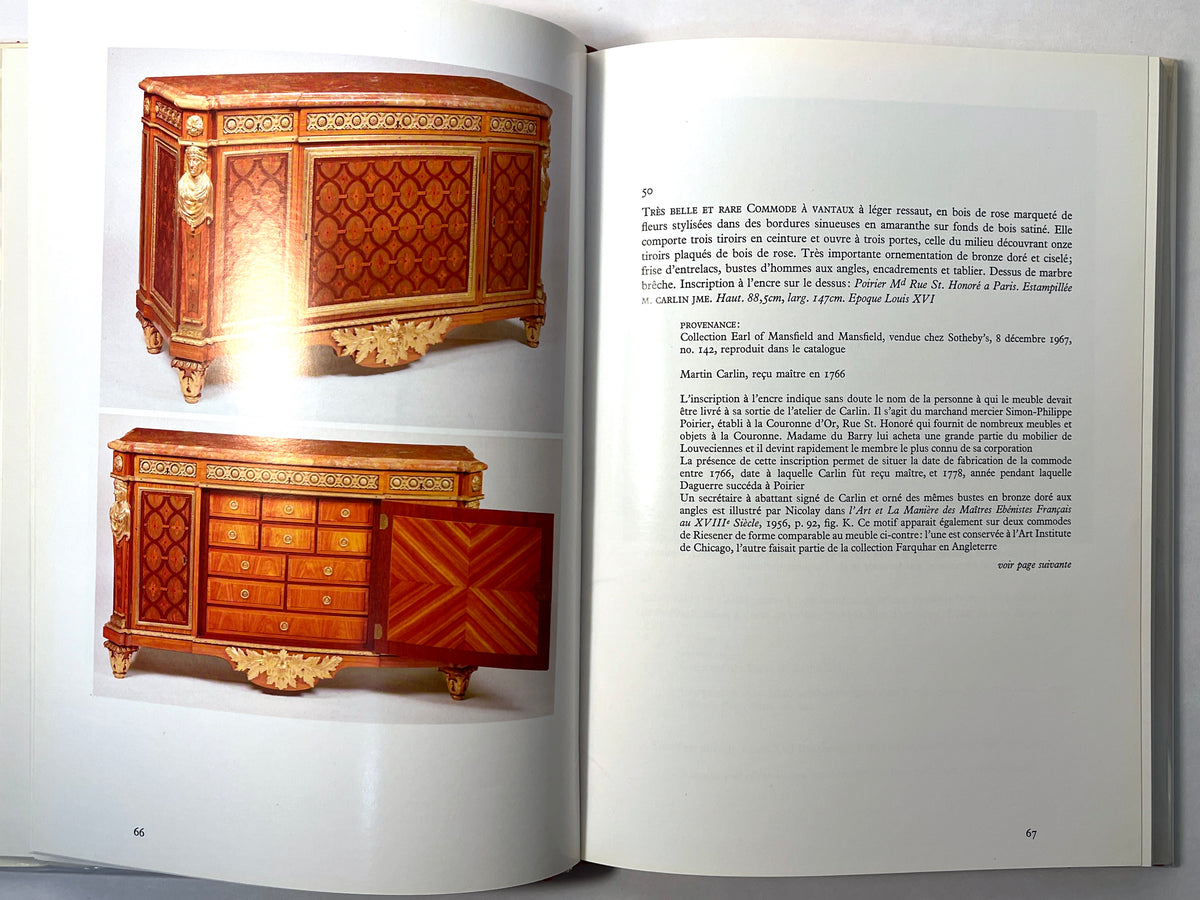 Magnifique Ensemble de Meubles et Objects d'Art Francais, Sotheby 1979