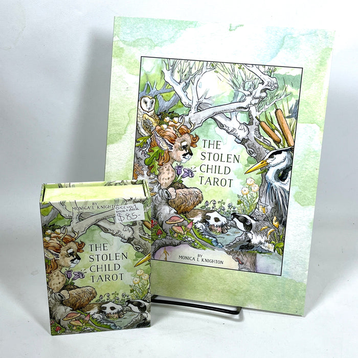 The Stolen Child Tarot, Monica L. Knighton, 2019, Near Fine SC book + Deck