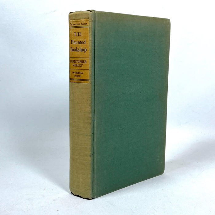 Christopher Morley, The Haunted Bookshop, The Bookshop Edition, 1934, SIGNED, VG HC.
