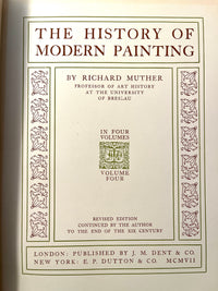 The History of Modern Painting, Richard Muther, 1907, 4 Vols., Very Good